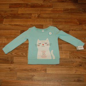 Carter's Toddler Girl Love You Kitty Sweatshirt